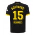 Borussia Dortmund Mats Hummels #15 Voetbalkleding Uitshirt Dames 2023-24 Korte Mouwen